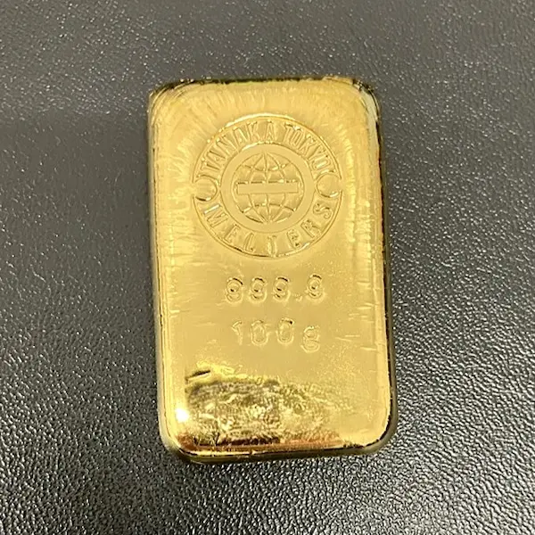 田中貴金属　インゴット100g