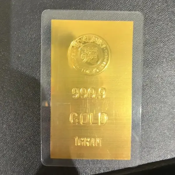 K24　徳力　純金カード　1g