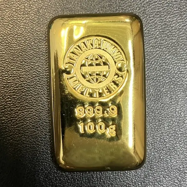 田中貴金属　インゴット　100g