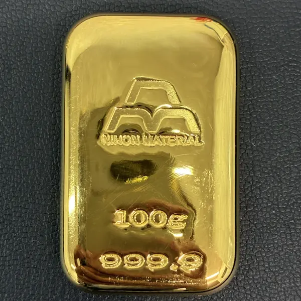 日本マテリアル　インゴット100g