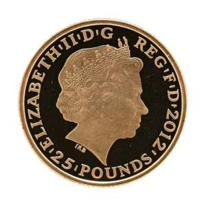 K22 2012年 ロンドンオリンピック記念金貨(表面)_8.51g