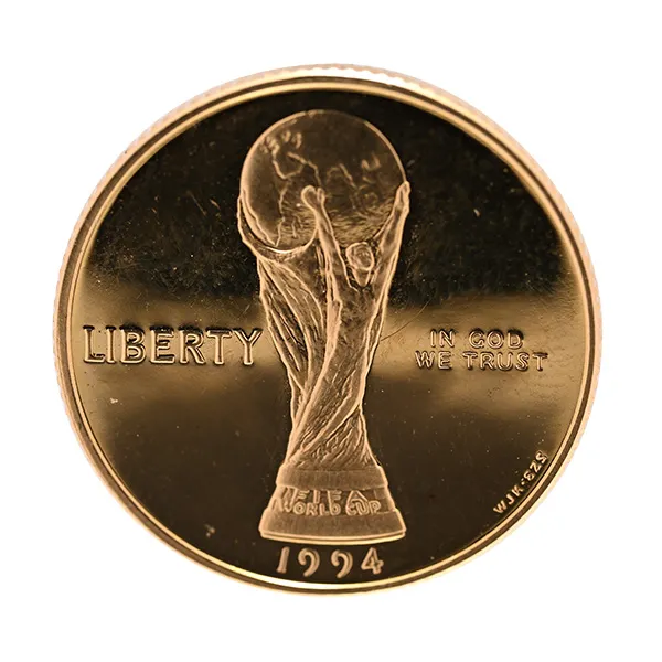21金 (K21)  FIFAワールドカップ1994年アメリカ大会記念5ドル金貨