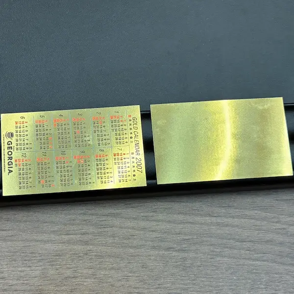 K24　純金カレンダー　1g