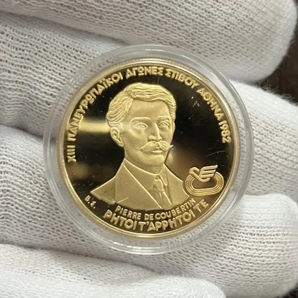 K21.6　ギリシャ金貨　5000ドラクマ