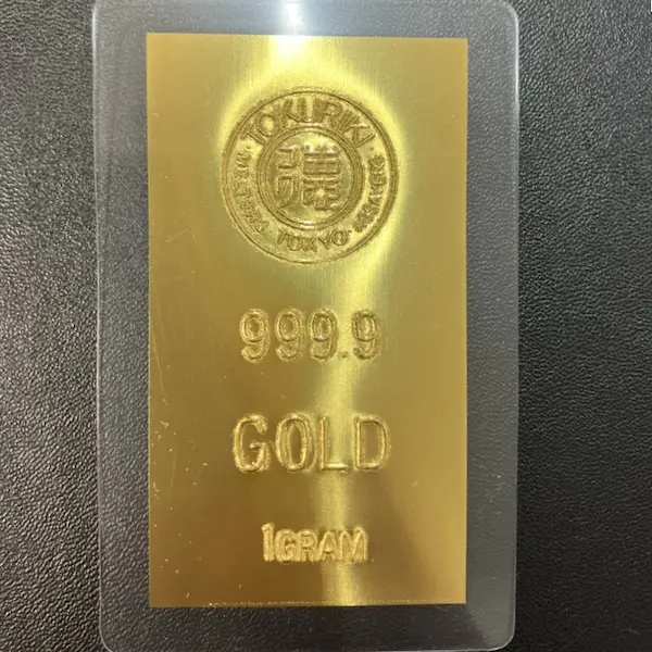 K24　徳力本店　インゴットカード　1g