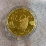 K18　子年鼠図記念コイン 150カナダドル金貨