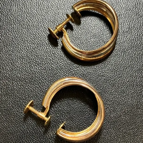 Pt850K18　イヤリング　6g