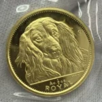 K24　ロイヤルドッグ金貨　1/2オンス　15.5g