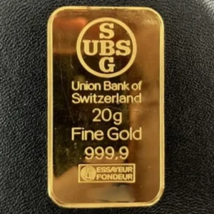 UBS　インゴット　20g