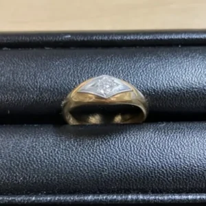 Pt850K18　リング　4g