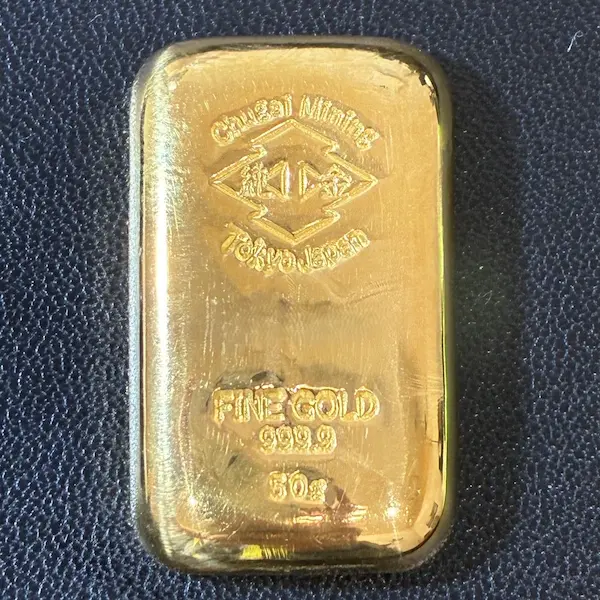 中外鉱業　インゴット　50g