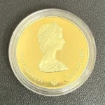 K14　1988年 カナダ カルガリーオリンピック記念 100ドル金貨　13.3g