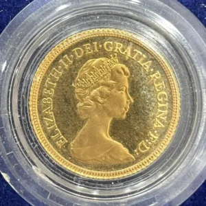 K22　イギリス ソブリン金貨　4g