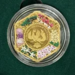 K24　天皇陛下緑寿記念金貨　桐鳳凰に花亀甲　1/4oz　7.77g
