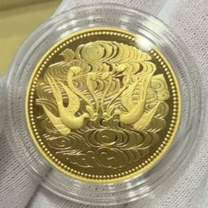天皇陛下御在位60年記念10万円金貨