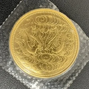 天皇陛下御在位60年記念10万円金貨