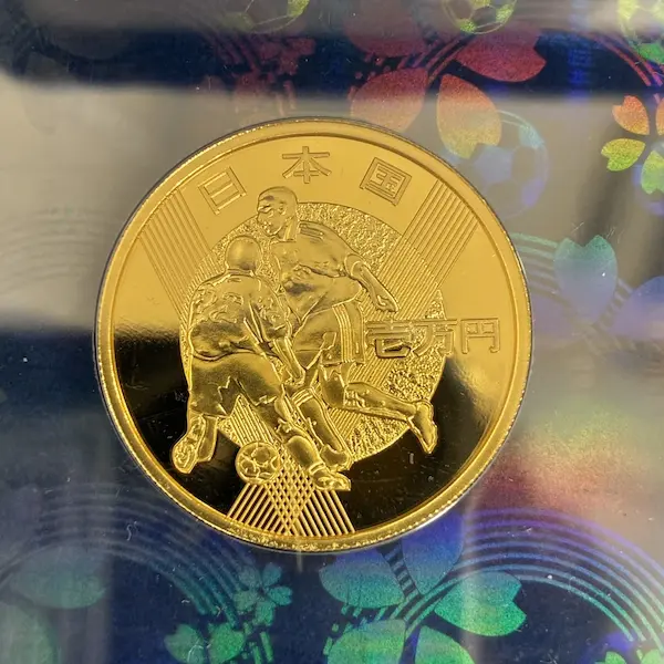 K24　2002FIFAワールドカップ記念1万円金貨幣