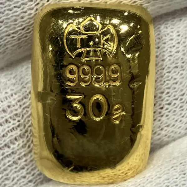 堤田貴金属　インゴット　30g