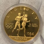 K21.6　1984年ロサンゼルスオリンピック記念10ドル金貨　16.7g