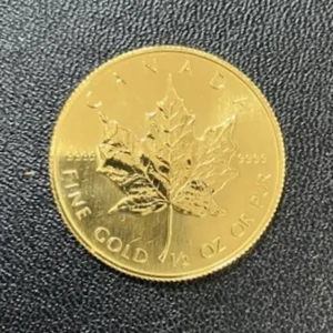 K24　メイプルリーフ金貨　1/2oz　15.5g