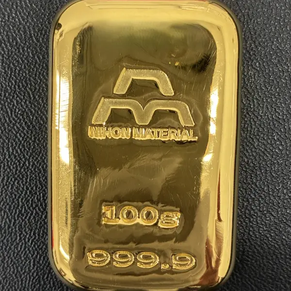 日本マテリアル　インゴット　100g