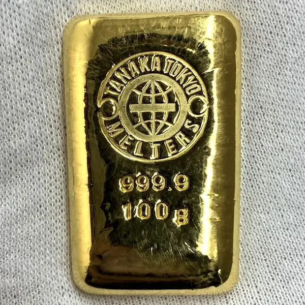 田中貴金属　インゴット　100g