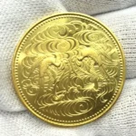 天皇陛下御在位60年記念10万円金貨