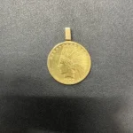 K21.6　インディアン金貨　10ドル　ペンダントトップ　19.4g