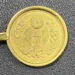 Ｋ21.6　新五円金貨　6.6g