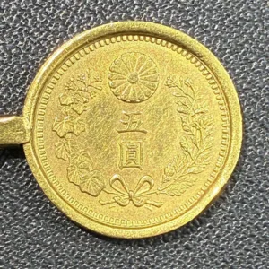 Ｋ21.6　新五円金貨　6.6g