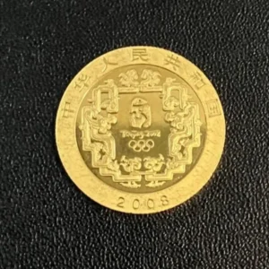 K24　北京オリンピック2008競技大会公式記念150元金貨　10.3g