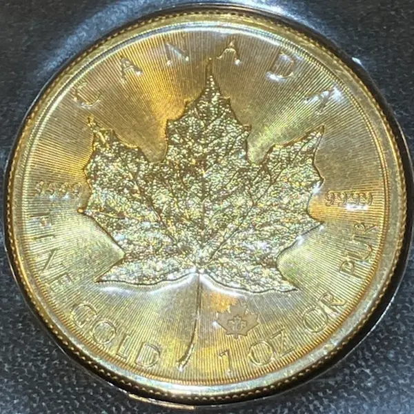 K24　メイプルリーフ金貨　1oz　31.1g