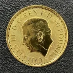 K24　ブリタニア金貨　1/2オンス　15.6 g