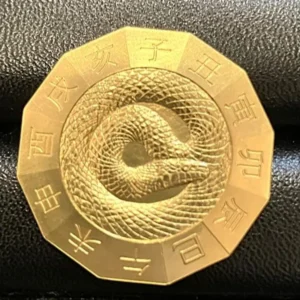K24　純金干支十二稜メダル　20.5 g