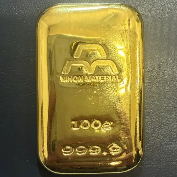 日本マテリアル　インゴット　100g