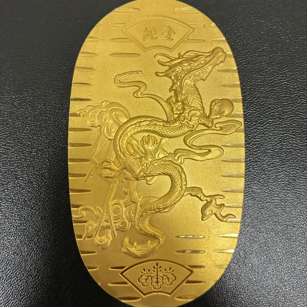 K24　開運昇龍小判　60.4 g