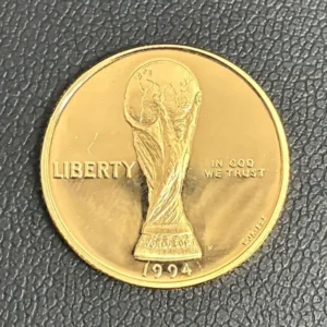 K21.6　1994FIFAワールドカップアメリカ大会記念　5ドル金貨　8.3g
