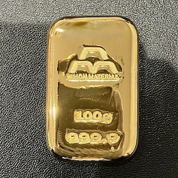 日本マテリアル　インゴット　100g