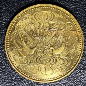 天皇陛下御在位60年記念10万円金貨