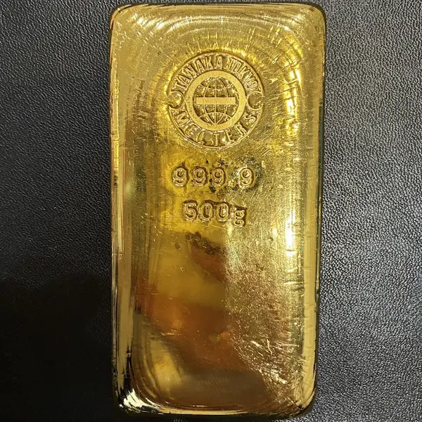 田中貴金属　インゴット　500g