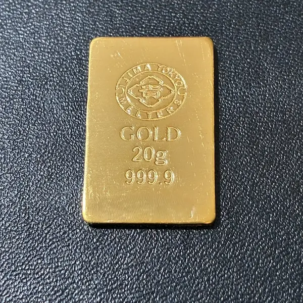井島貴金属　インゴット　20g