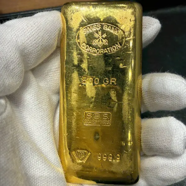 スイスバンク　インゴット　499.8 g