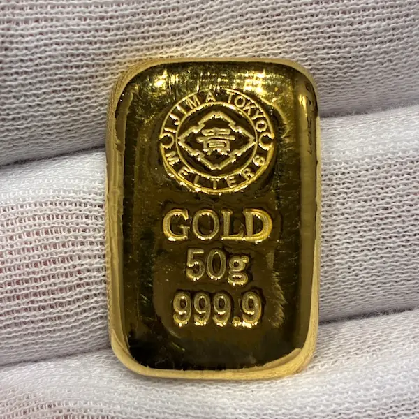 井島貴金属　インゴット　50g
