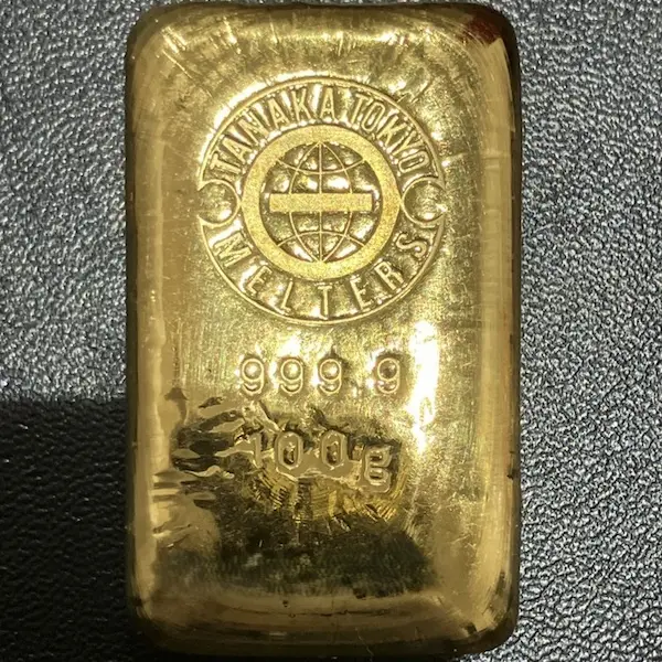 田中貴金属　インゴット　100g
