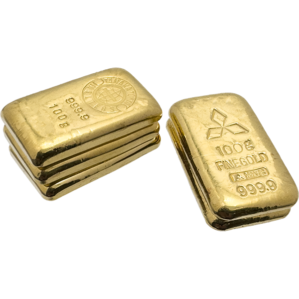 24金（K24）純金 インゴット 5枚まとめ