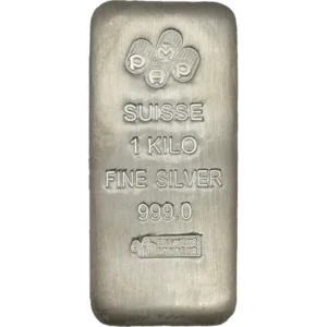 シルバー999 (Sv999) SUISSEインゴット 1kg