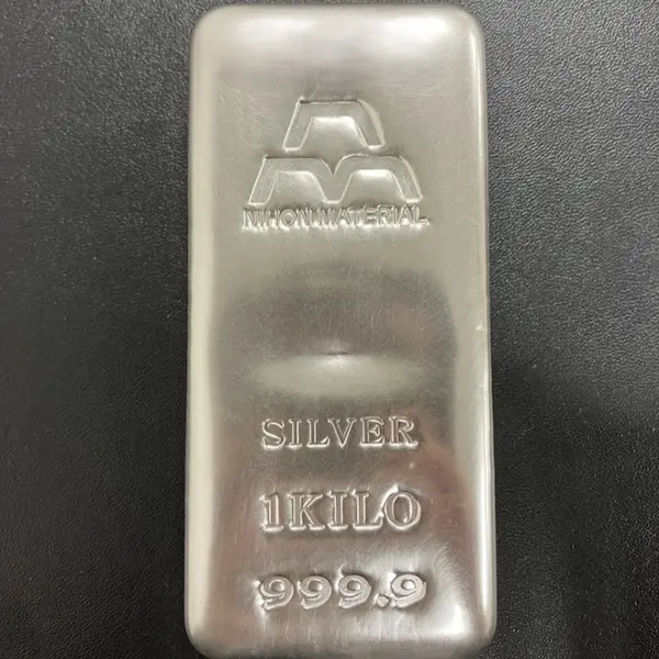 日本マテリアル　純銀インゴット1kg
