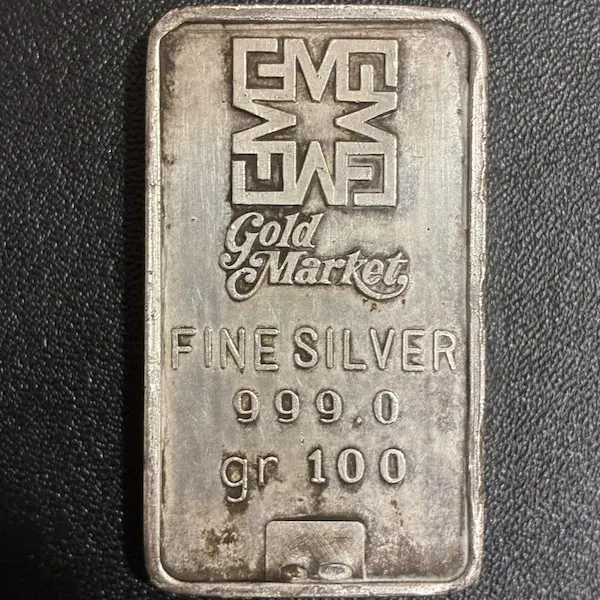 SV1000　ゴールドマーケット　インゴット　100g