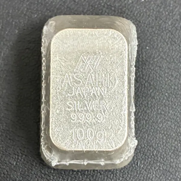 SV1000　アサヒメタルファイン製 純銀インゴット　100g