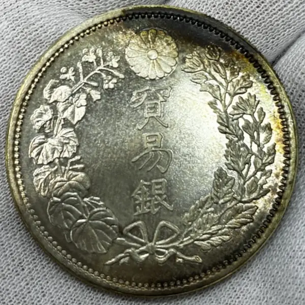 SV800　明治十年　貿易銀　27g